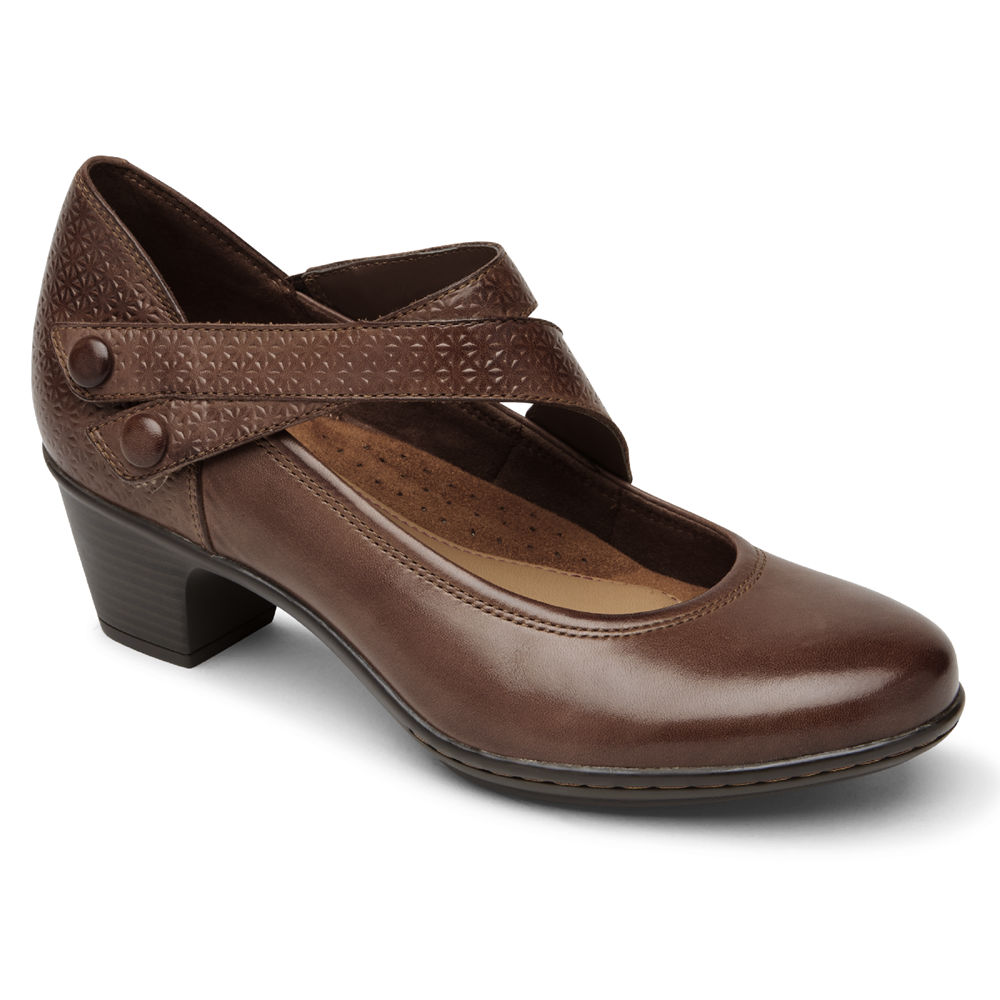 Rockport Wedges Dam Bruna - Cobb Hill Kailyn Asymmetrical Mary Jane - YWVTS8956